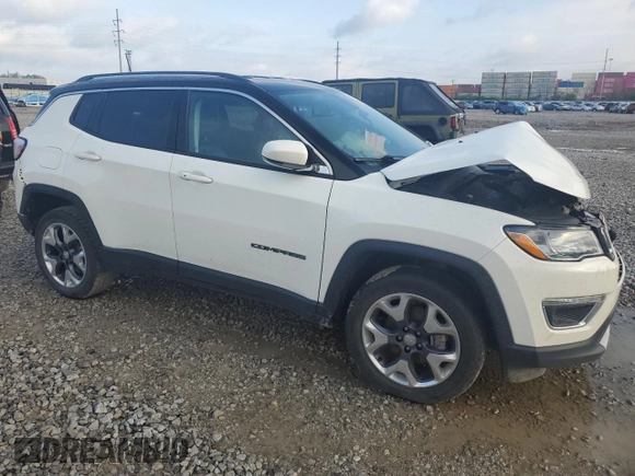 2020 Jeep Compass Limited z VIN 3C4NJDCB8LT157418, wystawiony jako Copart lot #54872465 z przebiegiem 71 023 mil mil oraz Szkoda całkowita • Salvage title. Historia ofert i sprzedaży dostępna na DreamBid. Obrazek 4.
