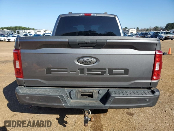2021 Ford F-150 XL with VIN 1FTFW1E52MKE39763, listed as a Copart auction lot 45680975 with 47,112 mi miles and Salvage Title. Bid and sale history available at carsss.com. Image 6.