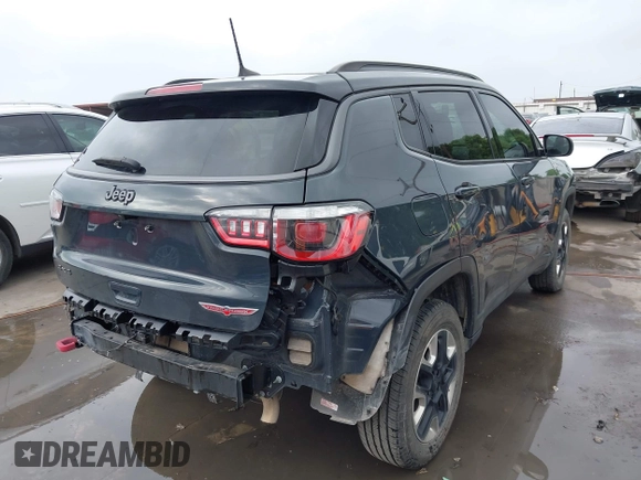 2018 Jeep Compass Trailhawk с VIN 3C4NJDDB5JT270609, выставлен на аукционе IAAI как лот 41860027 с пробегом 32 237 миль миль и . История ставок и продаж доступна на DreamBid. Изображение 4.