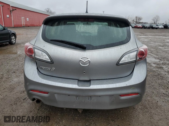 2011 Mazda 3 GX with VIN JM1BL1KF3B1457051, listed as a Copart auction lot 80745404 with 168,979 mi miles and Clean Title. Bid and sale history available at carsss.com. Image 6.