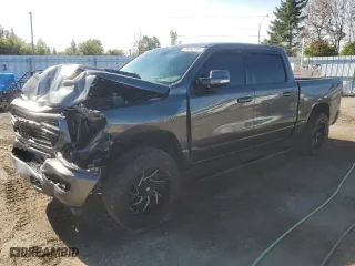 2019 Ram 1500 Rebel with VIN 1C6SRFLT7KN814408, listed as a Copart auction lot 73282754 with 185,517 mi miles and Salvage Title. Bid and sale history available at carsss.com. Image 1.