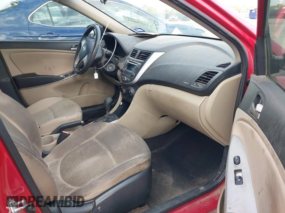 2016 Hyundai Accent SE with VIN KMHCT4AE2GU143794, listed as a IAAI auction lot 41915044 with 123,940 mi miles. Bid and sale history available at carsss.com. Image 5.