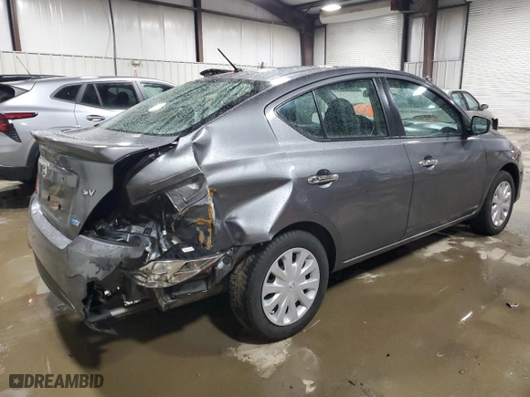 2016 Nissan Versa S Plus with VIN 3N1CN7AP0GL898358, listed as a Copart auction lot 85891614 with 55,156 mi miles and Salvage Title. Bid and sale history available at carsss.com. Image 3.