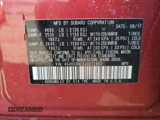 2018 Subaru Outback Limited with VIN 4S4BSANCXJ3212802, listed as a Copart auction lot 46218775 with 141,144 mi miles and Salvage Title. Bid and sale history available at DreamBid. Image 16.