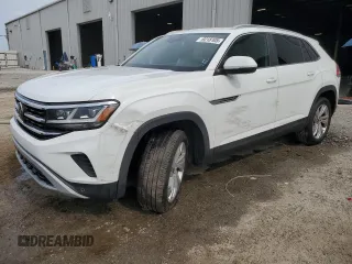2021 Volkswagen Atlas SEL z VIN 1V2EE2CA2MC205183, wystawiony jako Copart lot #59218105 z przebiegiem 83 617 mil mil oraz Szkoda całkowita • Salvage title. Historia ofert i sprzedaży dostępna na DreamBid. Obrazek 1.