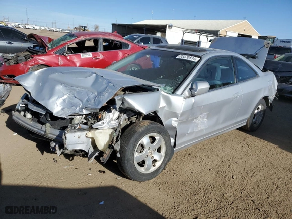 2001 Honda Accord Cpe EX with VIN 1HGCG31561A027530, listed as a Copart auction lot 85370814 with NaN miles and Salvage Title. Bid and sale history available at carsss.com. Image 1.