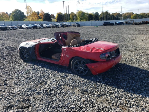 1993 Mazda MX-5 Miata with VIN JM1NA3519P1418826, listed as a Copart auction lot 77907124 with 0 mi miles and Salvage Title. Bid and sale history available at carsss.com. Image 2.
