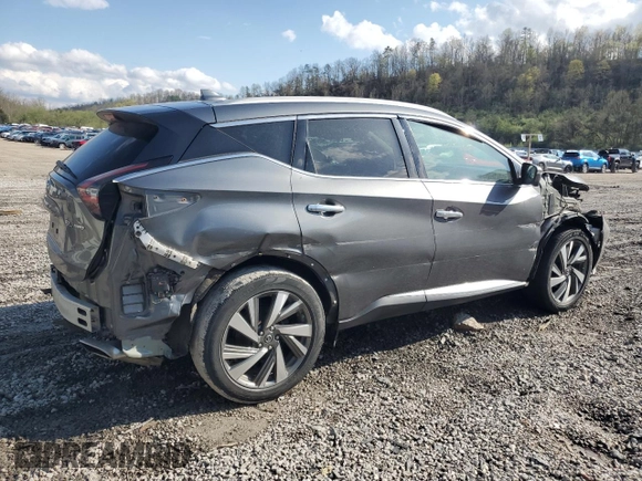 2019 Nissan Murano SL with VIN 5N1AZ2MS2KN113385, listed as a Copart auction lot 52150985 with 107,795 mi miles and Salvage Title. Bid and sale history available at DreamBid. Image 3.