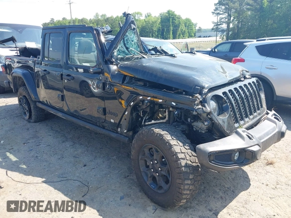 2023 Jeep Gladiator Sport S z VIN 1C6HJTAG2PL544870, wystawiony jako IAAI lot #42155013 z przebiegiem Nie podano mil oraz . Historia ofert i sprzedaży dostępna na DreamBid. Obrazek 1.