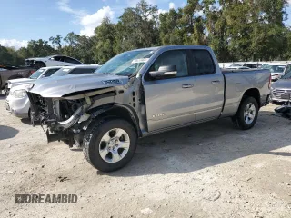 2020 Ram 1500 Big Horn with VIN 1C6RREBT9LN121495, listed as a Copart auction lot 79630484 with 66,280 mi miles and Salvage Title. Bid and sale history available at carsss.com. Image 1.
