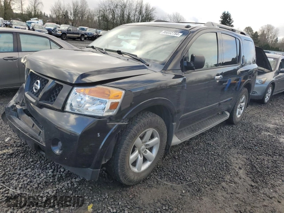 2014 Nissan Armada Platinum z VIN 5N1AA0NDXEN612712, wystawiony jako Copart lot #86652794 z przebiegiem 78 374 mil mil oraz Szkoda całkowita • Salvage title. Historia ofert i sprzedaży dostępna na DreamBid. Obrazek 1.