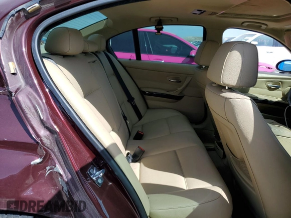 2007 BMW 3 Series 328xi with VIN WBAVC73507KP35487, listed as a Copart auction lot 53204665 with Not provided miles and Salvage title. Bid and sale history available at DreamBid. Image 10.