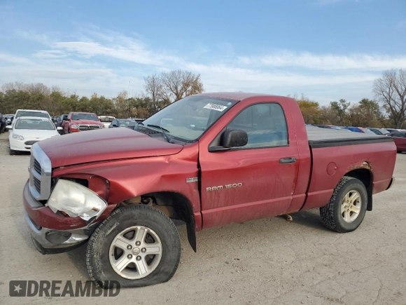 2006 Dodge 1500 SLT with VIN 1D7HU16256J107320, listed as a Copart auction lot 77988064 with 170,634 mi miles and Salvage Title. Bid and sale history available at DreamBid. Image 1.