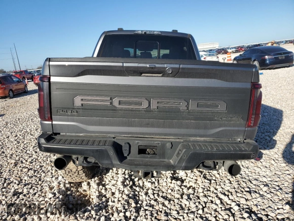 2024 Ford F-150 Raptor with VIN 1FTFW1RG7RFA11716, listed as a Copart auction lot 47696685 with 11,383 mi miles and Salvage Title. Bid and sale history available at DreamBid. Image 6.