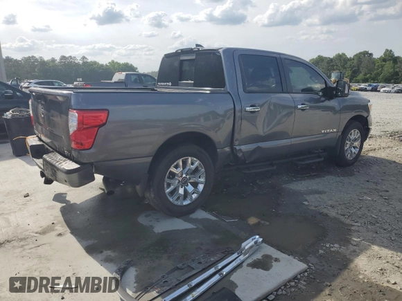 2023 Nissan Titan SV with VIN 1N6AA1EF8PN115329, listed as a Copart auction lot 55326915 with 19,647 mi miles and Salvage title. Bid and sale history available at DreamBid. Image 3.