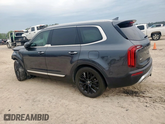 2020 Kia Telluride SX with VIN 5XYP54HCXLG052451, listed as a Copart auction lot 58738965 with 77,155 mi miles and Salvage title. Bid and sale history available at DreamBid. Image 2.