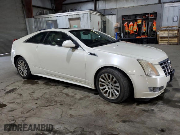 2012 Cadillac CTS Premium with VIN 1G6DS1E35C0123742, listed as a Copart auction lot 59503505 with 124,231 mi miles and Salvage title. Bid and sale history available at DreamBid. Image 4.