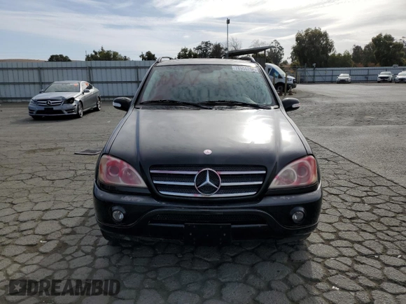 2002 Mercedes-Benz M-Class with VIN 4JGAB75E72A308691, listed as a Copart auction lot 78956254 with 158,126 mi miles and Salvage Title. Bid and sale history available at carsss.com. Image 5.