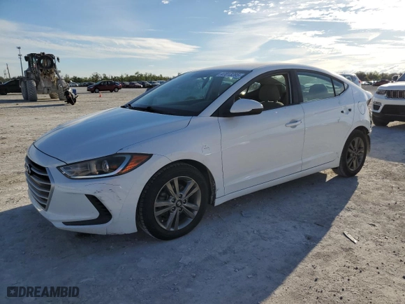 2017 Hyundai Elantra SE with VIN 5NPD84LF0HH056326, listed as a Copart auction lot 47013285 with 118,437 mi miles and Salvage Title. Bid and sale history available at carsss.com. Image 1.