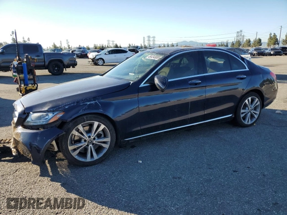 2018 Mercedes-Benz C 300 with VIN 55SWF4JB2JU279520, listed as a Copart auction lot 48434885 with 63,357 mi miles and Salvage title. Bid and sale history available at DreamBid. Image 1.