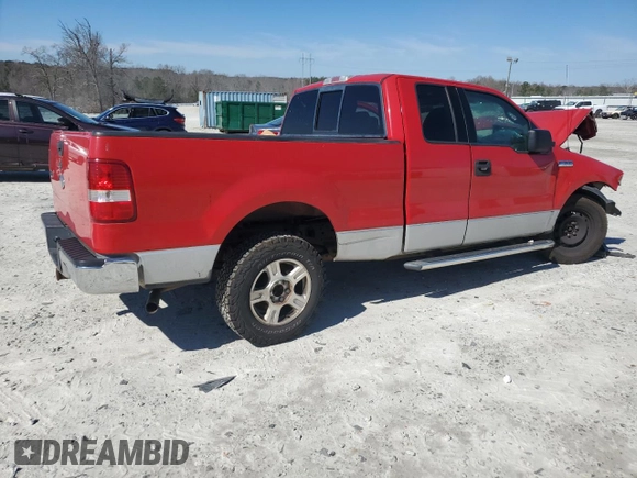 2004 Ford F-150 XL with VIN 1FTPX12594NA71876, listed as a Copart auction lot 47102195 with 222,907 mi miles and Salvage Title. Bid and sale history available at carsss.com. Image 3.
