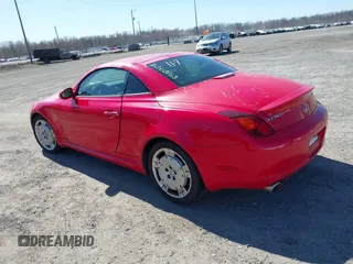 2002 Lexus SC 430 with VIN JTHFN48Y820003808, listed as a IAAI auction lot 41854770 with Not Provided miles and . Bid and sale history available at DreamBid. Image 3.
