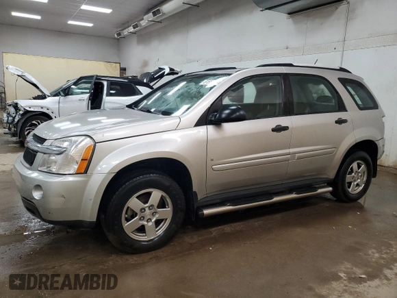 2008 Chevrolet Equinox LS with VIN 2CNDL13F986327316, listed as a Copart auction lot 81882374 with 168,682 mi miles and Clean Title. Bid and sale history available at carsss.com. Image 1.