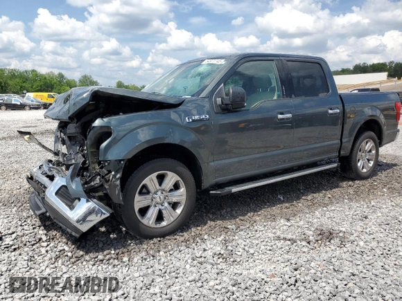 2018 Ford F-150 XL with VIN 1FTEW1CP4JKC46445, listed as a Copart auction lot 54977745 with 174,734 mi miles and Salvage title. Bid and sale history available at DreamBid. Image 1.