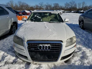 2008 Audi A8 L 4.2L with VIN WAUMV94E18N008231, listed as a Copart auction lot 44801515 with 0 mi miles and Salvage Title. Bid and sale history available at carsss.com. Image 5.