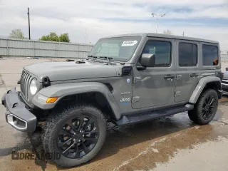 2021 Jeep Wrangler Unlimited Sahara z VIN 1C4JJXP6XMW809741, wystawiony jako Copart lot #54434655 z przebiegiem 34 845 mil mil oraz Czysty tytuł • Clean title. Historia ofert i sprzedaży dostępna na DreamBid. Obrazek 1.