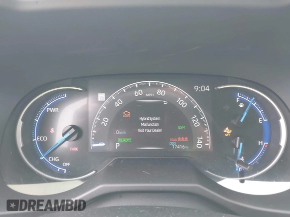 2023 Toyota RAV4 Hybrid XLE with VIN 2T3UWRFV3PW183004, listed as a IAAI auction lot 42407863 with 17,416 mi miles and . Bid and sale history available at DreamBid. Image 7.