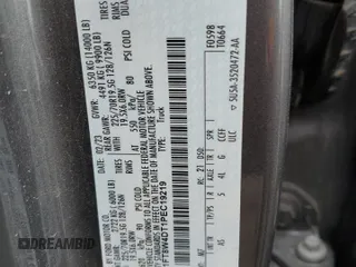 2023 Ford Super Duty F-450 DRW XL with VIN 1FT8W4DT1PEC19219, listed as a Copart auction lot 71371434 with 91,722 mi miles and Salvage Title. Bid and sale history available at carsss.com. Image 12.
