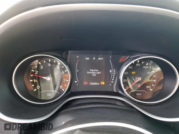 2017 Jeep Compass Sport с VIN 3C4NJDAB2HT666964, выставлен на аукционе Copart как лот 48505995 с пробегом 103 236 миль миль и Списание • Salvage title. История ставок и продаж доступна на DreamBid. Изображение 9.