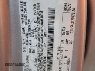 2013 Ford Escape SE with VIN 1FMCU0G95DUC15535, listed as a Copart auction lot 52419455 with 130,043 mi miles and Salvage Title. Bid and sale history available at carsss.com. Image 16.