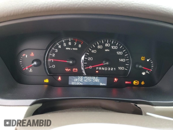 2006 Cadillac DTS 1SE with VIN 1G6KD57946U227808, listed as a Copart auction lot 85158324 with 82,180 mi miles and Salvage Title. Bid and sale history available at DreamBid. Image 9.