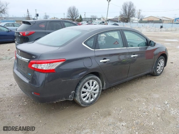 2014 Nissan Sentra SV with VIN 3N1AB7AP5EL666741, listed as a IAAI auction lot 41941685 with 151,508 mi miles. Bid and sale history available at carsss.com. Image 4.