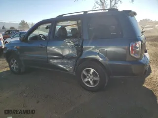 2006 Honda Pilot EX-L with RES with VIN 5FNYF18656B020609, listed as a Copart auction lot 42392465 with 80,521 mi miles and Salvage Title. Bid and sale history available at carsss.com. Image 2.