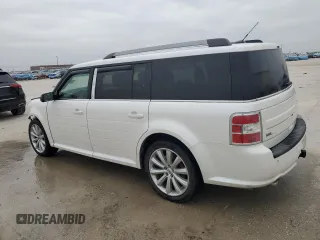 2013 Ford Flex SEL with VIN 2FMGK5C8XDBD32230, listed as a Copart auction lot 44051775 with 155,781 mi miles and Salvage Title. Bid and sale history available at carsss.com. Image 2.