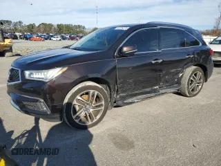 2017 Acura MDX Advance with VIN 5FRYD3H8XHB007018, listed as a Copart auction lot 45376275 with 116,938 mi miles and Salvage title. Bid and sale history available at DreamBid. Image 1.