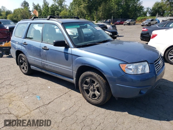 2007 Subaru Forester X with VIN JF1SG63617H707830, listed as a Copart auction lot 65240984 with 185,690 mi miles and Salvage Title. Bid and sale history available at carsss.com. Image 4.