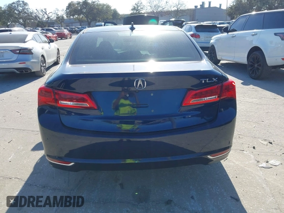 2018 Acura TLX w/Technology Pkg with VIN 19UUB1F59JA003755, listed as a IAAI auction lot 41579263 with 73,161 mi miles. Bid and sale history available at carsss.com. Image 16.