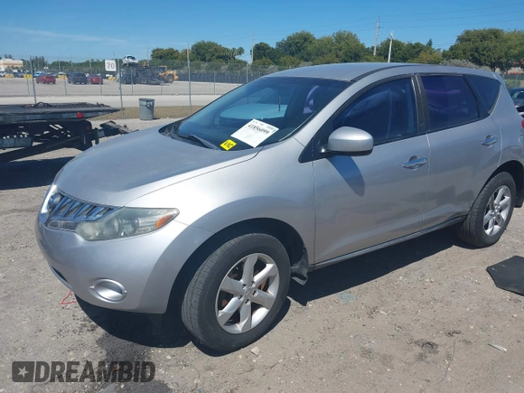 2009 Nissan Murano SL with VIN JN8AZ18U09W101917, listed as a IAAI auction lot 41856099 with 194,809 mi miles. Bid and sale history available at carsss.com. Image 17.