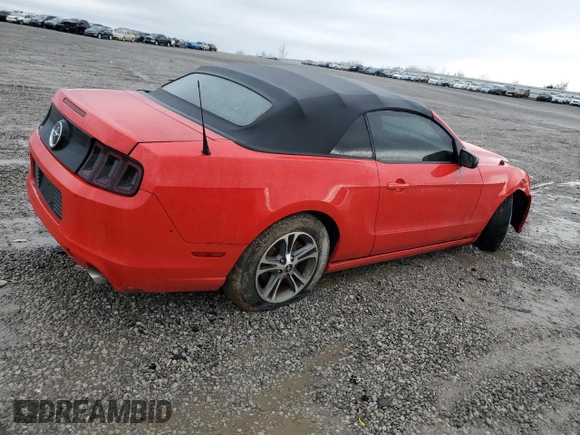 2014 Ford Mustang V6 with VIN 1ZVBP8EM9E5220341, listed as a Copart auction lot 51647565 with Not Provided miles and Clean Title. Bid and sale history available at carsss.com. Image 3.
