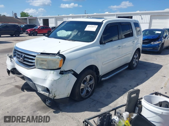 2014 Honda Pilot EX-L with VIN 5FNYF3H75EB015607, listed as a IAAI auction lot 41935074 with 110,713 mi miles and . Bid and sale history available at carsss.com. Image 17.