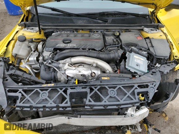 2021 Mercedes-Benz CLA with VIN W1K5J5BB4MN230539, listed as a Copart auction lot 48015315 with 3,427 mi miles and Salvage Title. Bid and sale history available at carsss.com. Image 11.