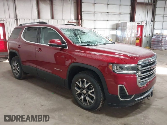 2020 GMC Acadia SLE with VIN 1GKKNKLA7LZ210660, listed as a IAAI auction lot 41374358 with 59,083 mi miles and . Bid and sale history available at carsss.com. Image 1.