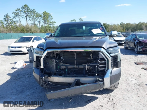 2022 Toyota Tundra 1794 Edition with VIN 5TFMA5DB9NX015571, listed as a IAAI auction lot 41730283 with 76,429 mi miles and . Bid and sale history available at DreamBid. Image 12.
