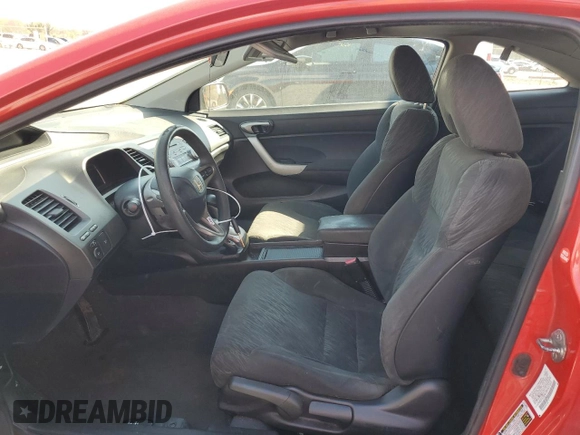 2008 Honda Civic Cpe EX with VIN 2HGFG12878H537522, listed as a Copart auction lot 49780225 with 246,226 mi miles and Salvage Title. Bid and sale history available at carsss.com. Image 7.