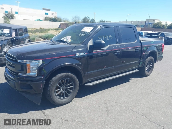 2019 Ford F-150 XL with VIN 1FTEW1CP9KKD28429, listed as a IAAI auction lot 41397905 with 96,793 mi miles and . Bid and sale history available at carsss.com. Image 2.