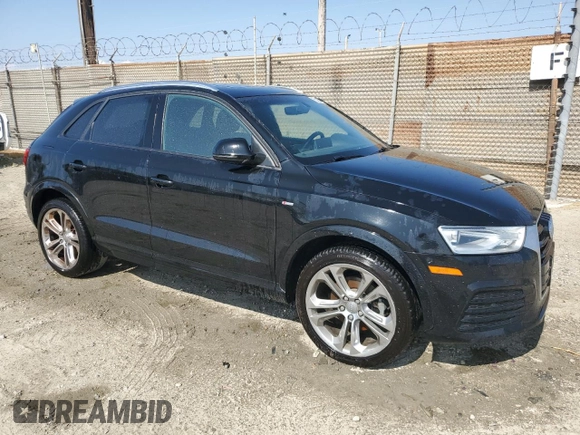 2018 Audi Q3 Premium with VIN WA1BCCFS0JR013994, listed as a Copart auction lot 55537385 with 145,607 mi miles and Clean title. Bid and sale history available at DreamBid. Image 4.